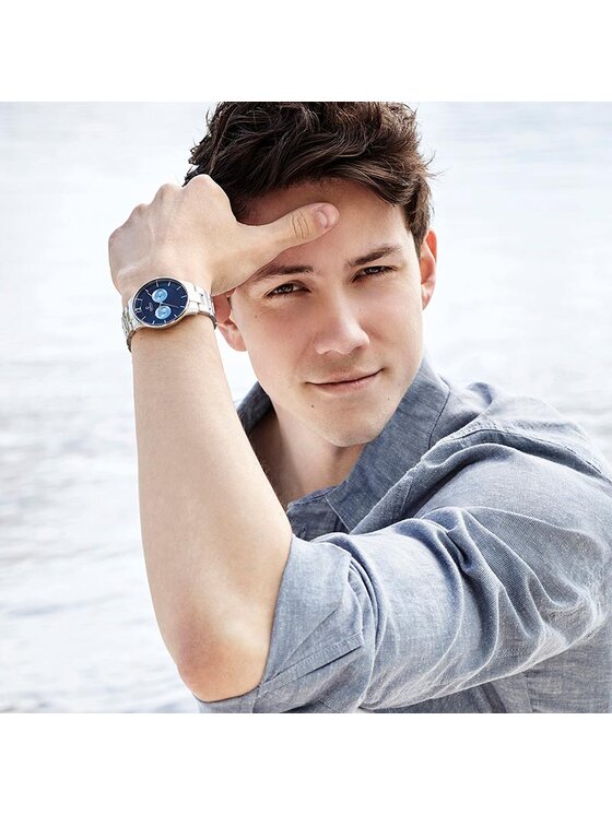 Obaku Obaku Hodinky V192GMCLSC Stříbrná