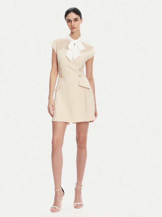 Imperial Imperial Rochie cocktail AFJJJKP Écru Regular Fit