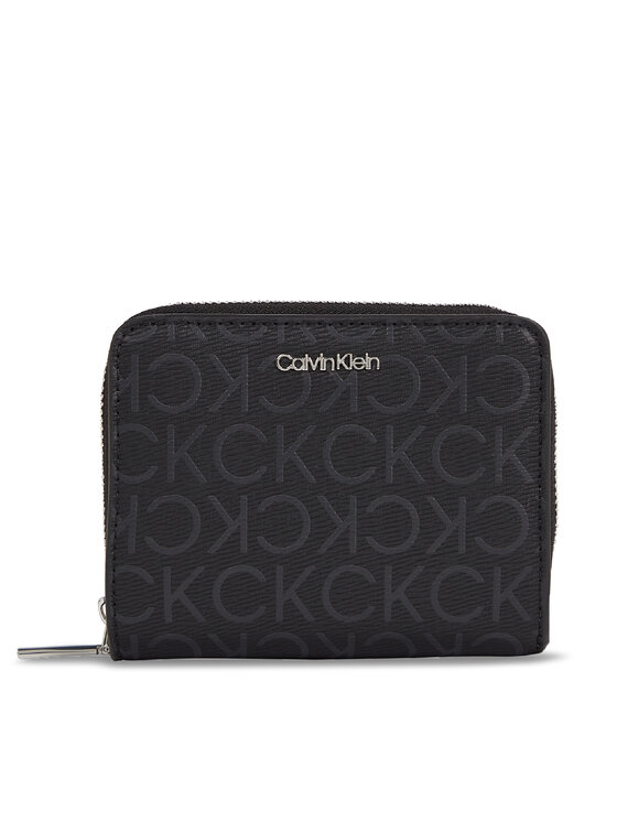 Portofel Mic de Damă Calvin Klein Ck Must Md Z/A Wallet_Epi Mono K60K611932 Negru