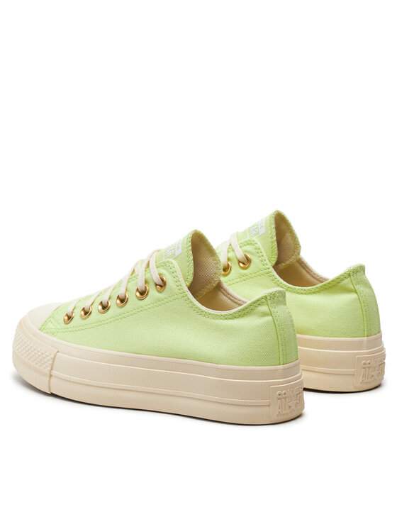 Converse Converse Tenisice Chuck Taylor All Star Lift Platform Ox A09913C Zelena