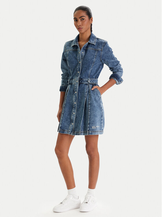 Karl Lagerfeld Jeans Karl Lagerfeld Jeans Джинсова сукня B1W13036 Голубий Regular Fit