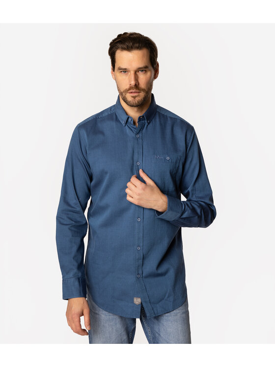 Lee Cooper Lee Cooper Koszula NEW TENBY KL68 Granatowy Comfort Fit