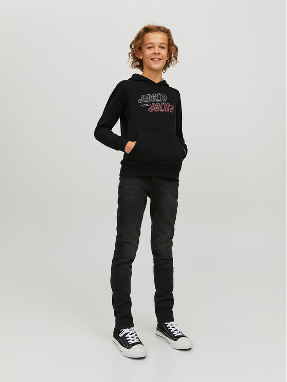 Jack&Jones Junior Jack&Jones Junior Mikina Friday 12219582 Černá Regular Fit