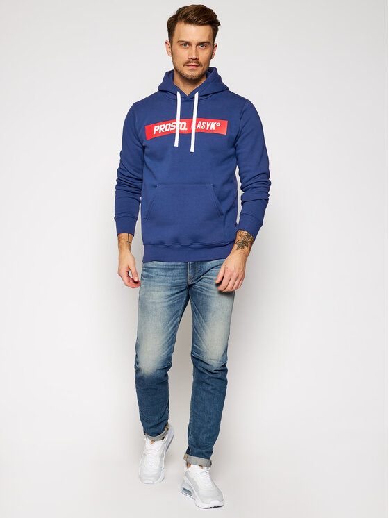 Felpa KLASYK Goos 9152 Blu scuro Regular Fit