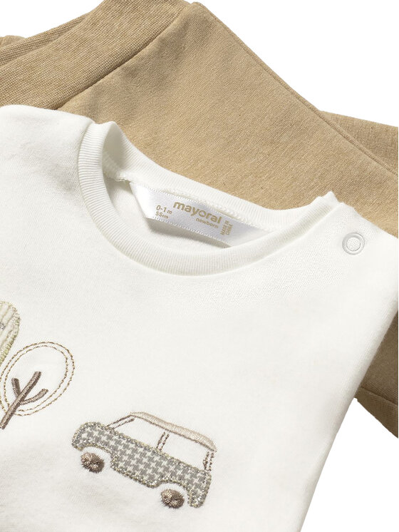Mayoral Mayoral Детски комплект 2622 Бежов Regular Fit