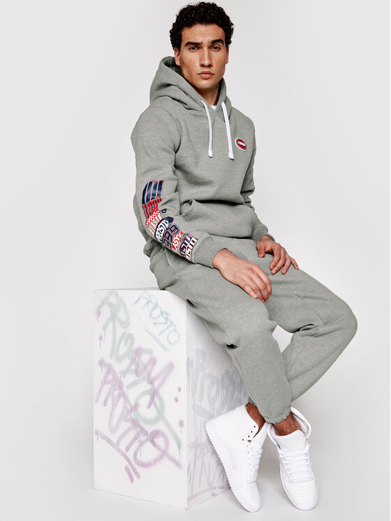 Felpa KLASYK Burnout 2012 Grigio Regular Fit