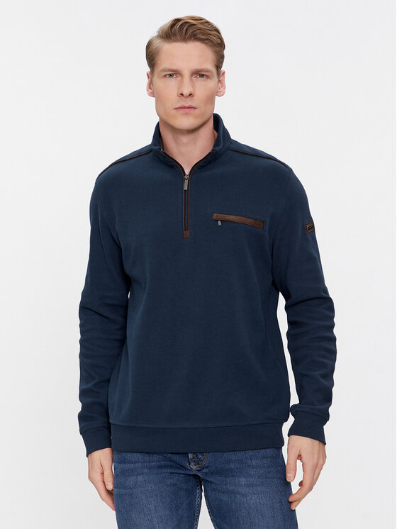 Bugatti Bugatti Суитшърт 8500 25050 Син Regular Fit