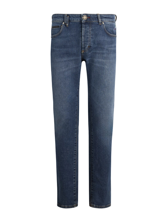 PHILIPP PLEIN PHILIPP PLEIN Jeansy 30579 Niebieski Straight Leg