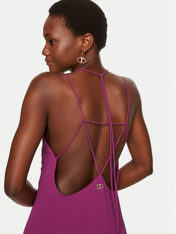 TWINSET TWINSET Kokteiļkleita 242TP2481 Violets Regular Fit