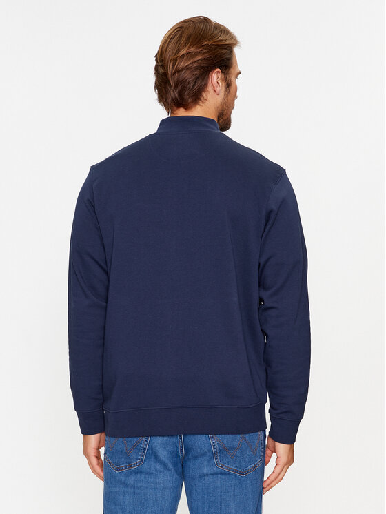 Wrangler Wrangler Bluza Funnel 112341207 Granatowy Regular Fit
