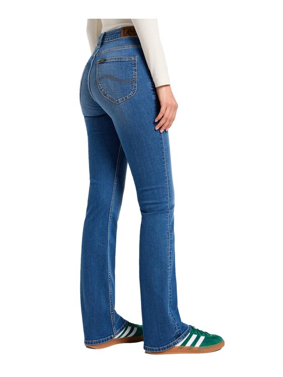 Lee Lee Jeansy 112356747 Niebieski Bootcut Fit