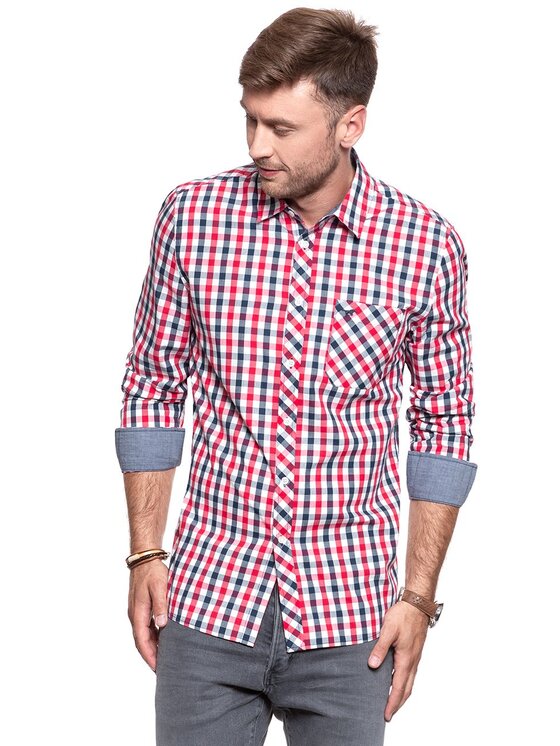 Mustang Mustang Camicia 1/1SLV_1/P_KC Bianco Regular Fit