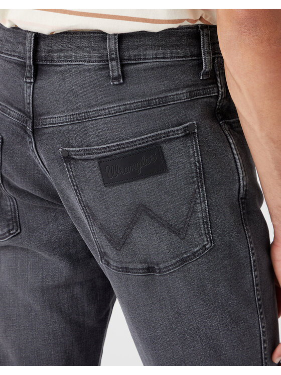Wrangler Wrangler Jeansy RIVER Szary Straight Fit