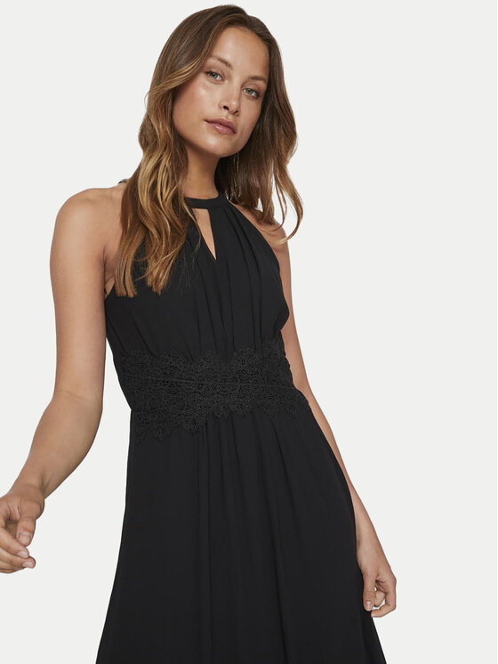 Vila Vila Vakarinė suknelė Milina 14052647 Juoda Regular Fit