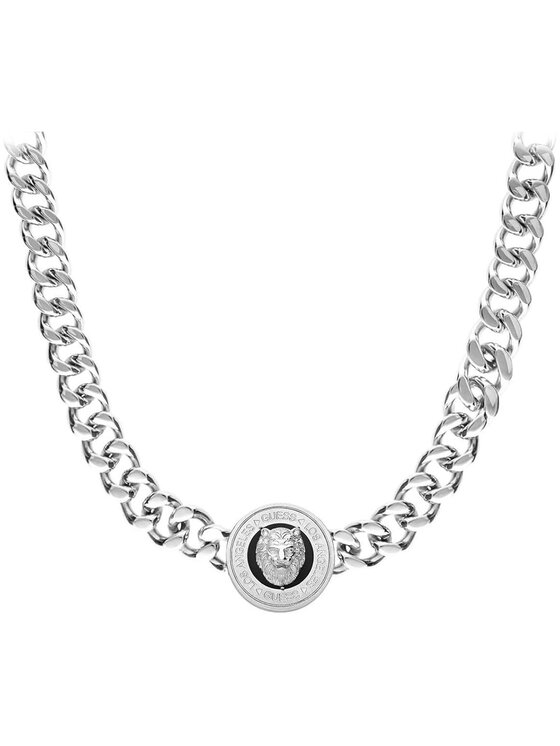 Guess Guess Naszyjnik JUMN01313JWSTBKT/U Srebrny