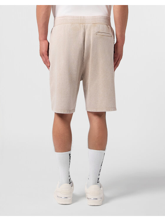 Plein Sport Plein Sport Športové kraťasy 31018 Béžová Jogger Fit