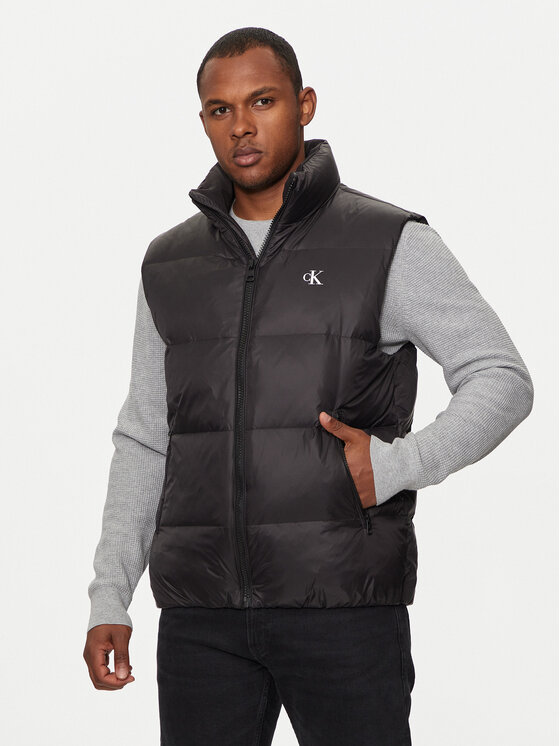 Calvin Klein Jeans Calvin Klein Jeans Mellény Essentials J30J325901 Fekete Regular Fit
