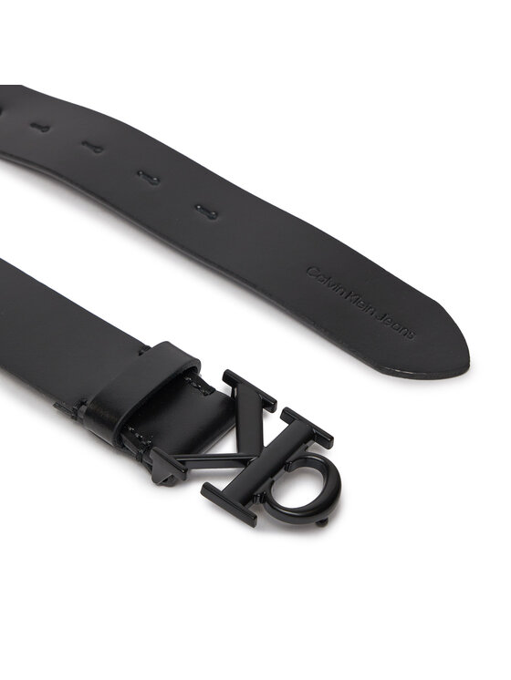 Calvin Klein Jeans Calvin Klein Jeans Ζώνη Ανδρική Ro Mono Plaque Lthr Belt 35Mm K50K511831 Μαύρο