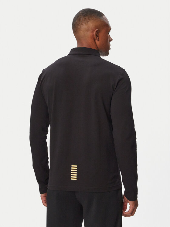 EA7 Emporio Armani EA7 Emporio Armani Polokošeľa 8NPF17 PJVUZ MC004 Čierna Regular Fit