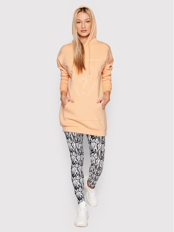 Felpa V2GQ18 KAMN2 Arancione Relaxed Fit