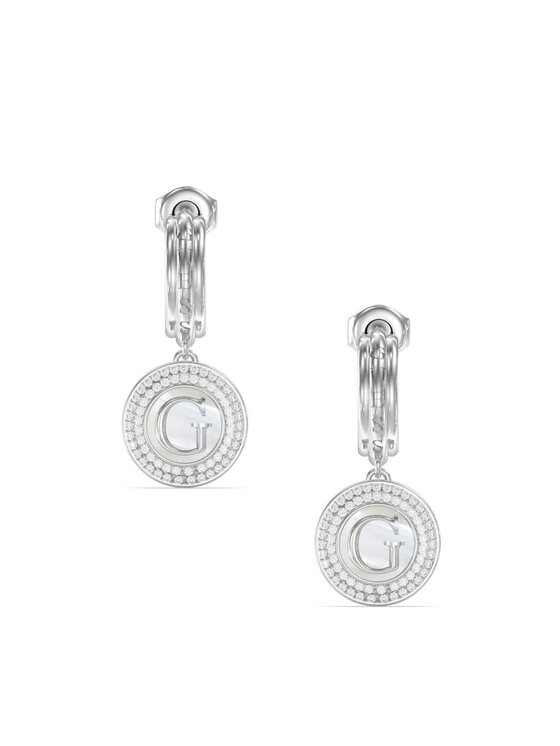 Guess Guess Kolczyki JUBE06210JW Srebrny