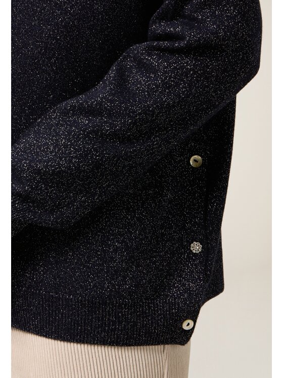 Oltre Oltre Maglione M498E001873N034 Blu Regular Fit