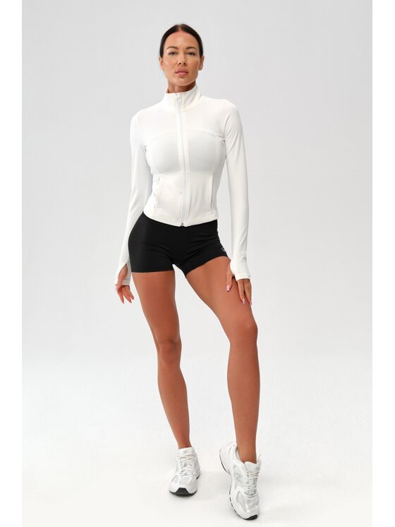 ROUGH RADICAL ROUGH RADICAL Felpa ZOYA ZIP Bianco Slim Fit