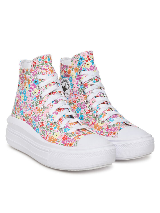 Converse Converse Tenisice Chuck Taylor All Star Move Platform Mini Flowers A14968C Šarena