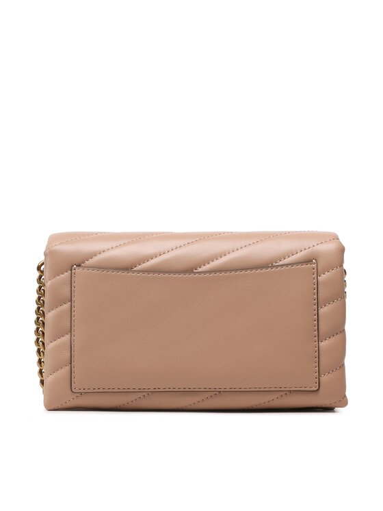 Tory Burch Tory Burch Rankinė Kira Chevron Chain Wallet 90343 Smėlio