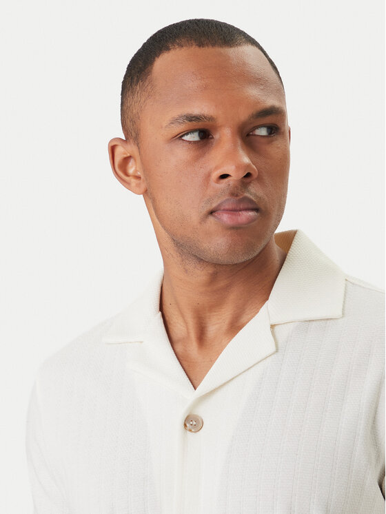 JOOP! JOOP! Košile Juanmanuel 30101936 Écru Regular Fit