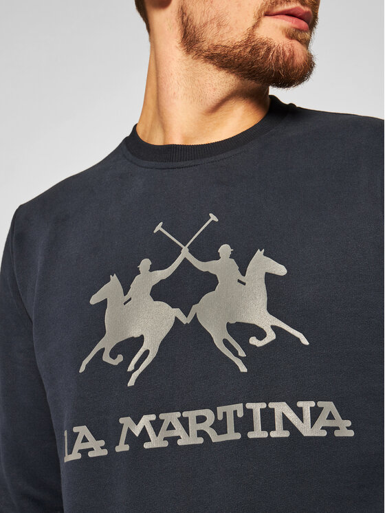 La Martina La Martina Sweatshirt CCMF01 FP059 Bleu marine Regular Fit