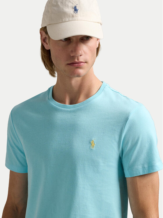 Polo Ralph Lauren Polo Ralph Lauren Tričko 710671438407 Modrá Slim Fit