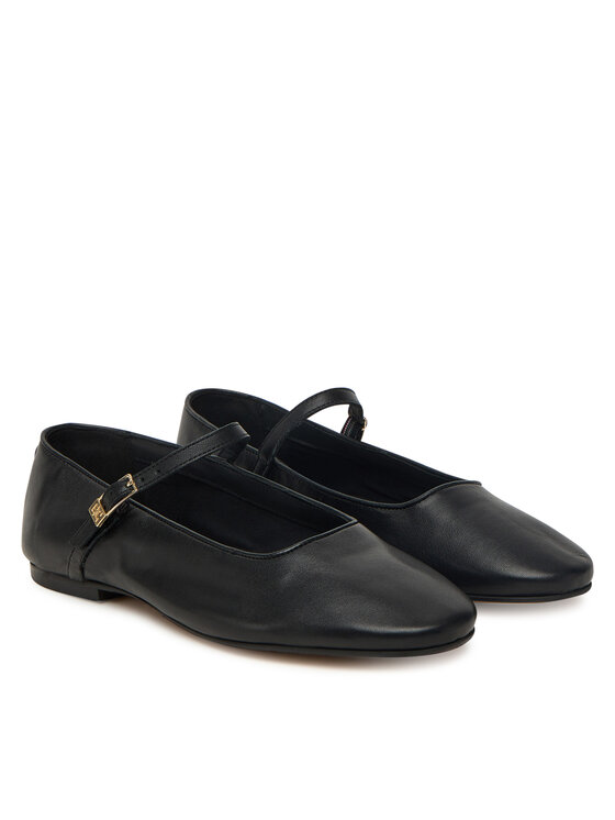 Tommy Hilfiger Tommy Hilfiger Balerinke SmooMaryjane FW0FW09152 Crna