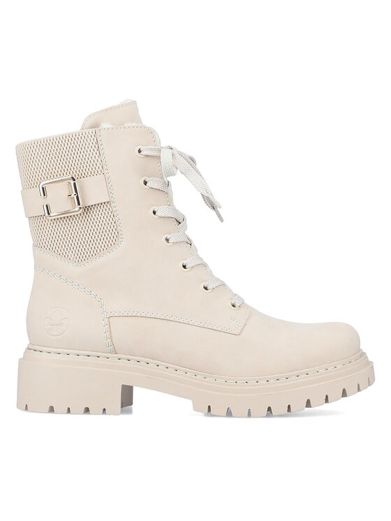 Rieker Rieker Schnürschuhe 72631-62 Beige