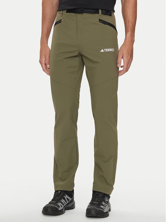 adidas adidas Outdoorové kalhoty Terrex Xperior IK3533 Khaki Regular Fit