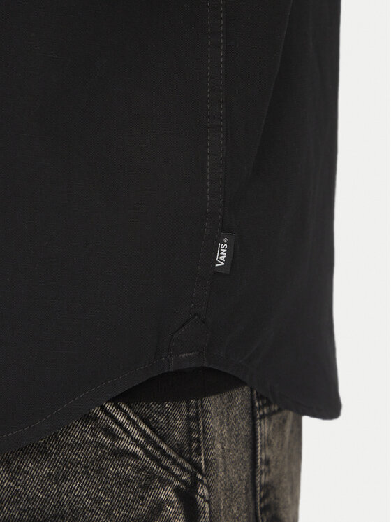 Vans Vans Πουκάμισο Lawson Solid VN000M13 Μαύρο Regular Fit