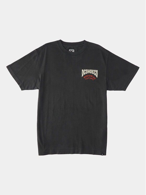 DC Shoes DC Shoes T-Shirt Defiant Tees ADYZT05309 Czarny Regular Fit