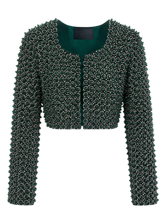 PHILIPP PLEIN PHILIPP PLEIN Coprispalle 32206 Verde Fitted Fit
