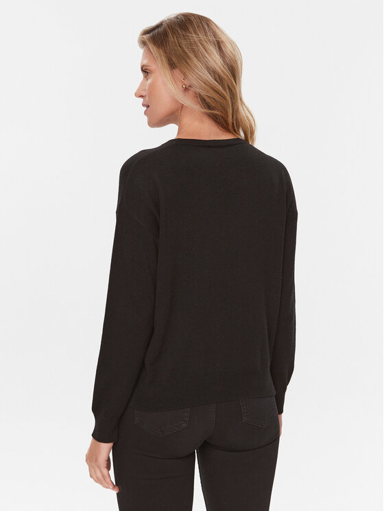 Liu Jo Liu Jo Pulover MF3365 MS14G Negru Regular Fit