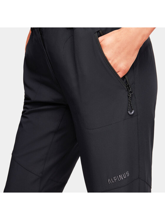 Alpinus Alpinus Spodnie outdoor Marmore Czarny Active Fit