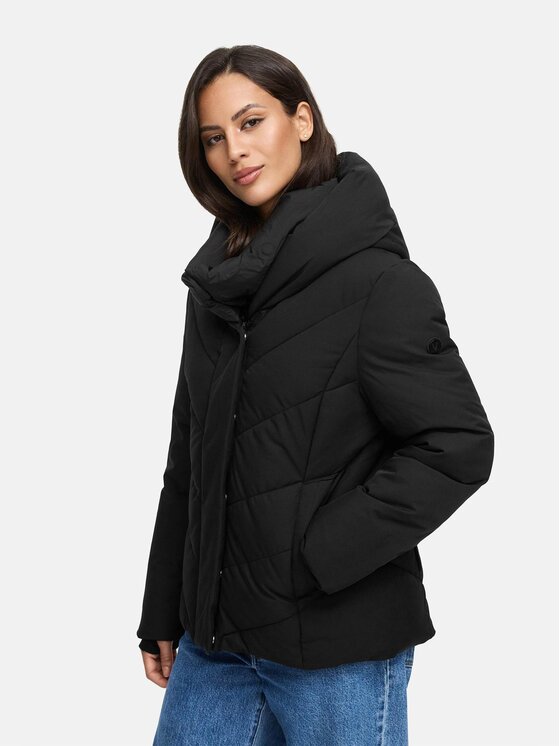 Marikoo Marikoo Kurtka zimowa Nadiraa Czarny Regular Fit