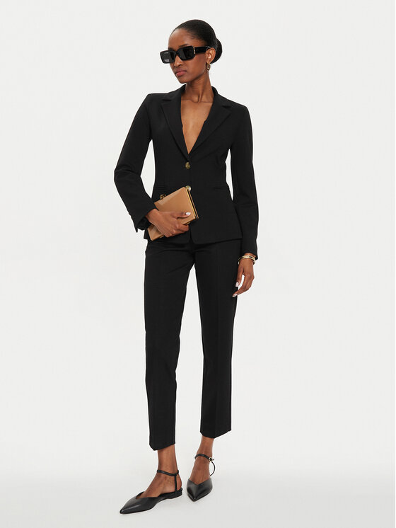 Marella Marella Σακάκι Campale 2423916034 Μαύρο Slim Fit
