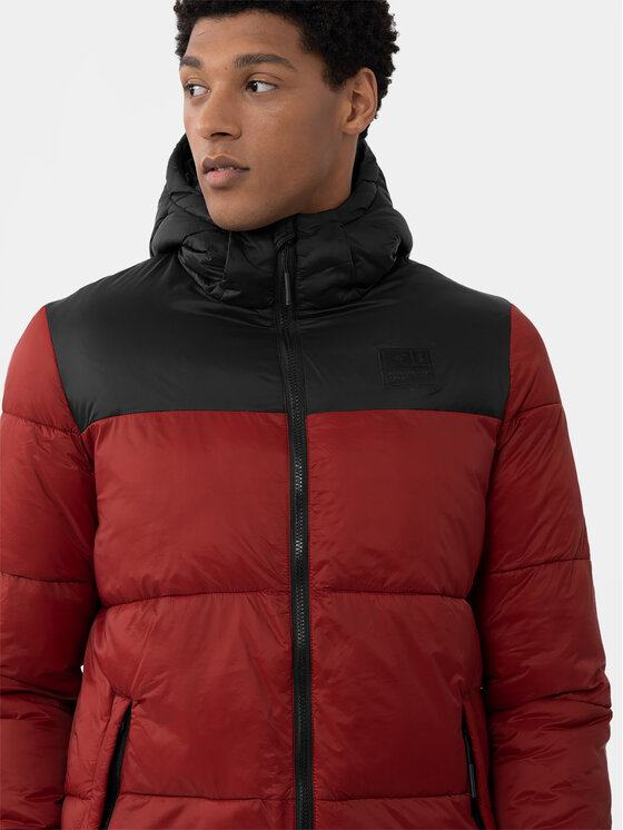 4F 4F Зимно яке 4FAW23TDJAM243 Червен Regular Fit