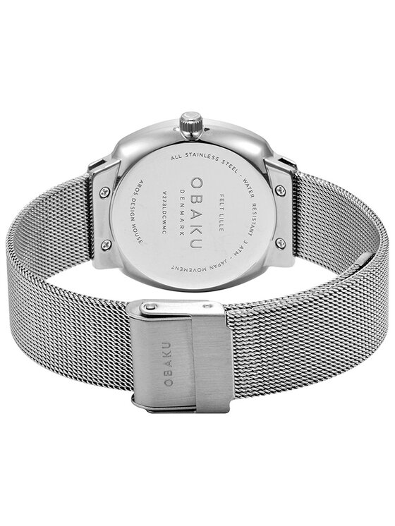 Obaku Obaku Zegarek V273LDCWMC Srebrny