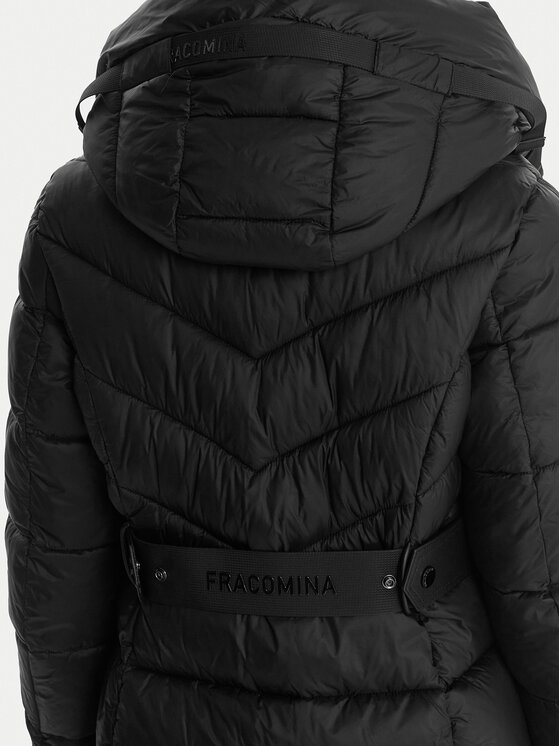 Fracomina Fracomina Ziemas mētelis FS25WC3001O42301 Melns Regular Fit