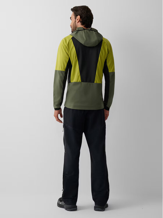 4F 4F Spodnie outdoor BETWEEN LAYERS Czarny Regular Fit