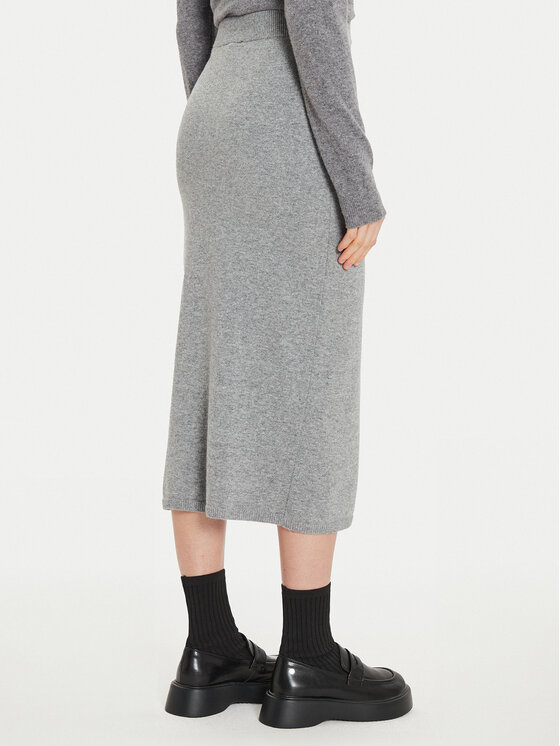 ViCOLO ViCOLO Midi sukně 22085S Šedá Regular Fit