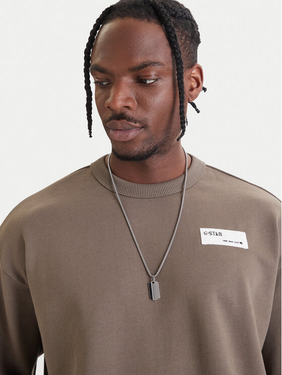 G-Star Raw G-Star Raw Bluza HB Badge D28660-E209 Zielony Relaxed Fit
