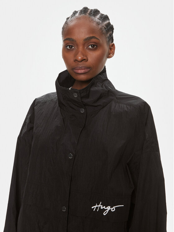 HUGO Hugo Übergangsjacke Filia-1 50504362 Schwarz Relaxed Fit