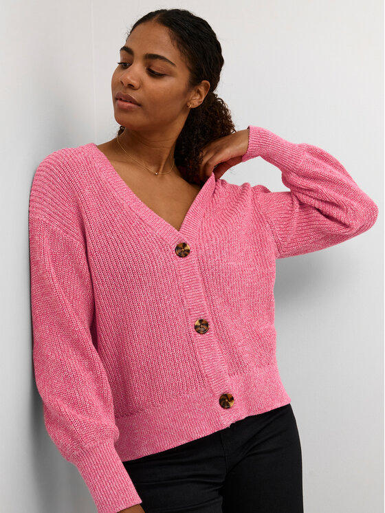Kaffe Kaffe Strickjacke Susana 10507629 Rosa Regular Fit